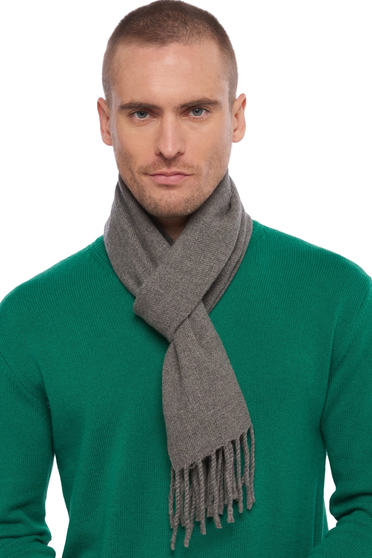 Zak170 in mixed cashmere - marl marmotte - Mahogany