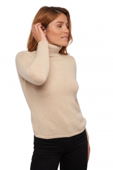 Cashmere  ladies chunky sweater carla