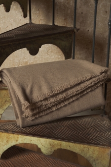 Cashmere  accessories cocooning ama natural 180 x 240
