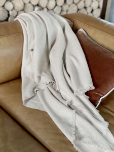 Cashmere  accessories blanket ama plain 180 x 220