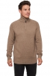  men polo style sweaters natural viero natural brown 3xl
