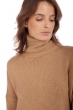 Camel ladies roll neck agra natural camel 2xl