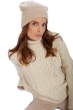 Cashmere accessories beanie armix natural beige 24 x 23 cm