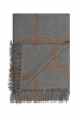 Cashmere accessories blanket altay 150 x 190 grey marl   camel 150 x 190 cm