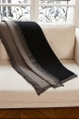 Cashmere accessories cocooning fougere 130 x 190 black dove chine 130 x 190 cm