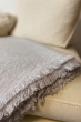 Cashmere accessories cocooning zazoo mixed 220 x 220 flanelle chine 220 x 220 cm