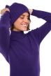 Cashmere accessories exclusive youpie deep purple 26 x 26 cm