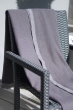 Cashmere accessories fougere 125 x 175 grey marl matt charcoal 125 x 175