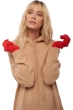 Cashmere accessories gloves manine rouge 22 x 13 cm