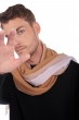 Cashmere accessories scarves  mufflers ajaccio camel   lilas 35 x 200 cm