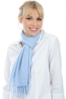 Cashmere accessories scarves mufflers kazu170 blue sky 170 x 25 cm