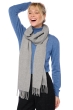 Cashmere accessories scarves mufflers kazu200 grey marl 200 x 35 cm