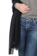 Cashmere accessories scarves mufflers niry black 200x90cm