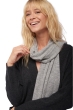 Cashmere accessories scarves mufflers ozone fog grey 160 x 30 cm