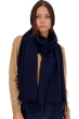 Cashmere accessories scarves mufflers tartempion dress blue 210 x 45 cm