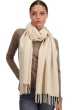 Cashmere accessories scarves mufflers tartempion natural beige 210 x 45 cm