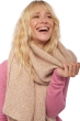 Cashmere accessories scarves mufflers venus camel shinking violet 200 x 38 cm
