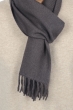 Cashmere accessories scarves mufflers zak170 carbon 170 x 25 cm