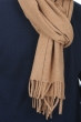 Cashmere accessories scarves mufflers zak200 camel chine 200 x 35 cm