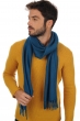 Cashmere accessories scarves mufflers zak200 canard blue 200 x 35 cm