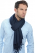 Cashmere accessories shawls diamant dark navy 204 cm x 92 cm