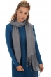 Cashmere accessories shawls diamant steel gray 204 cm x 92 cm