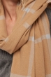 Cashmere accessories shawls venezia camel concrete 210 x 90 cm
