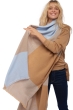 Cashmere accessories shawls verona ciel camel 225 x 75 cm