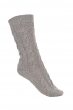 Cashmere accessories socks pedibus grey marl 37 41