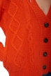 Cashmere accessories valaska bloody orange l