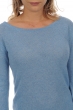 Cashmere ladies basic sweaters at low prices caleen azur blue chine 2xl