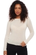 Cashmere ladies basic sweaters at low prices caleen natural ecru 2xl