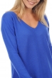 Cashmere ladies basic sweaters at low prices flavie lapis blue 3xl