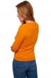 Cashmere ladies basic sweaters at low prices taline orange l