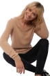 Cashmere ladies basic sweaters at low prices tessa first granola xl