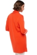 Cashmere ladies cardigans fauve bloody orange s