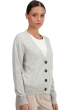 Cashmere ladies cardigans talitha flanelle chine 2xl