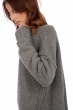Cashmere ladies chunky sweater berlin dove chine s2