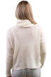 Cashmere ladies chunky sweater brest ivory s3