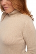 Cashmere ladies chunky sweater carla natural beige l