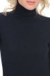 Cashmere ladies chunky sweater lyanne bleu noir 4xl