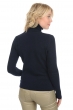 Cashmere ladies chunky sweater lyanne bleu noir xl