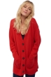 Cashmere ladies chunky sweater vadena rouge l
