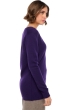 Cashmere ladies chunky sweater vanessa deep purple s