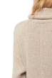 Cashmere ladies chunky sweater vienne natural ecru natural stone xs