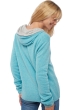 Cashmere ladies chunky sweater wiwi flanelle chine piscine l