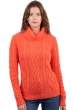 Cashmere ladies chunky sweater wynona coral 3xl