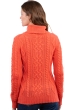 Cashmere ladies chunky sweater wynona coral l