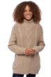 Cashmere ladies chunky sweater zenith natural stone s