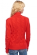 Cashmere ladies roll neck blanche rouge xs